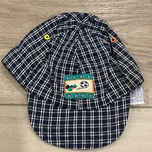 Vintage 90s Rainbow Tag Gymboree Hat Ball Cap Size XS 9-18 Months Soccer